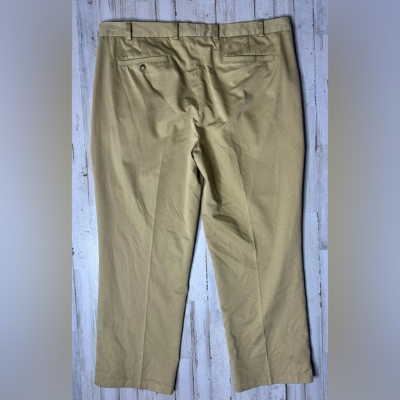 Orvis Pants Mens 42x30 Pleated Golf Straight Leg Casual Tan - Picture 9 of 11